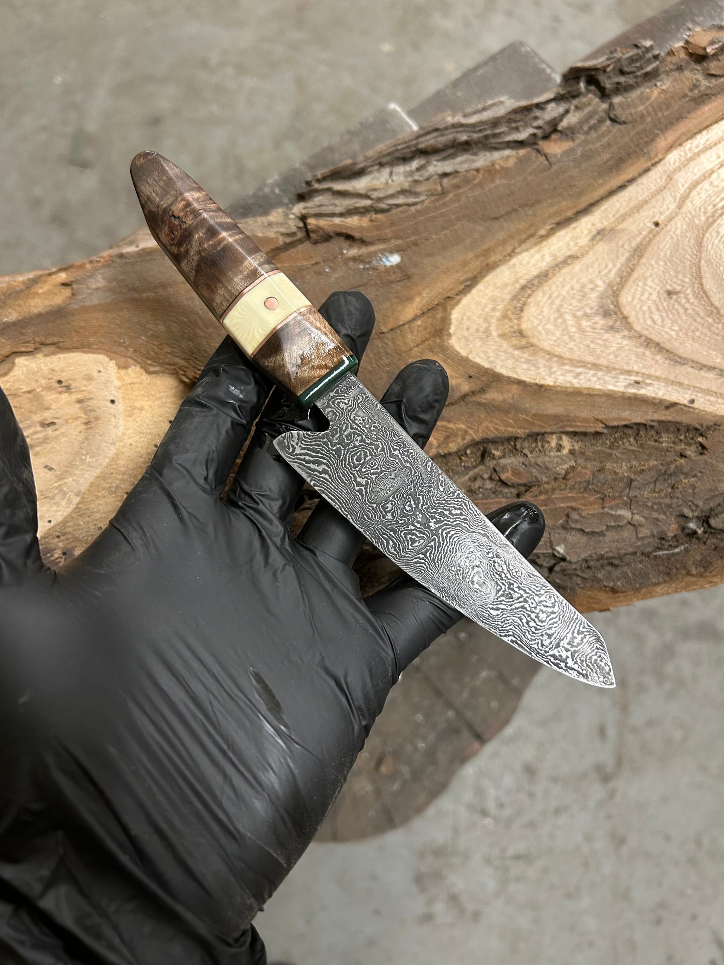 Damascus Petty Knife