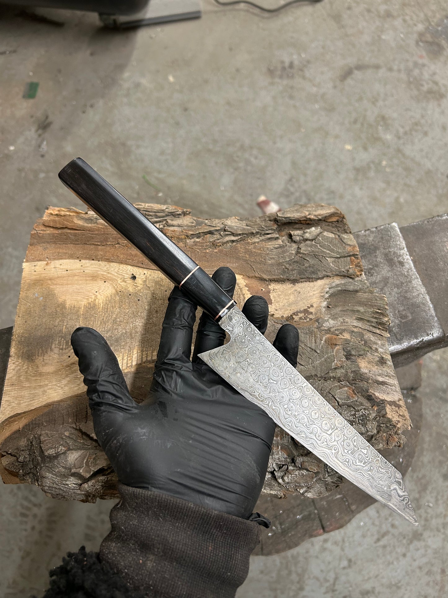Damascus Kitchen Knife