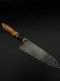 Damascus Mammoth Tusk Santoku