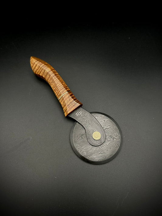 Damascus Pizza Cutter