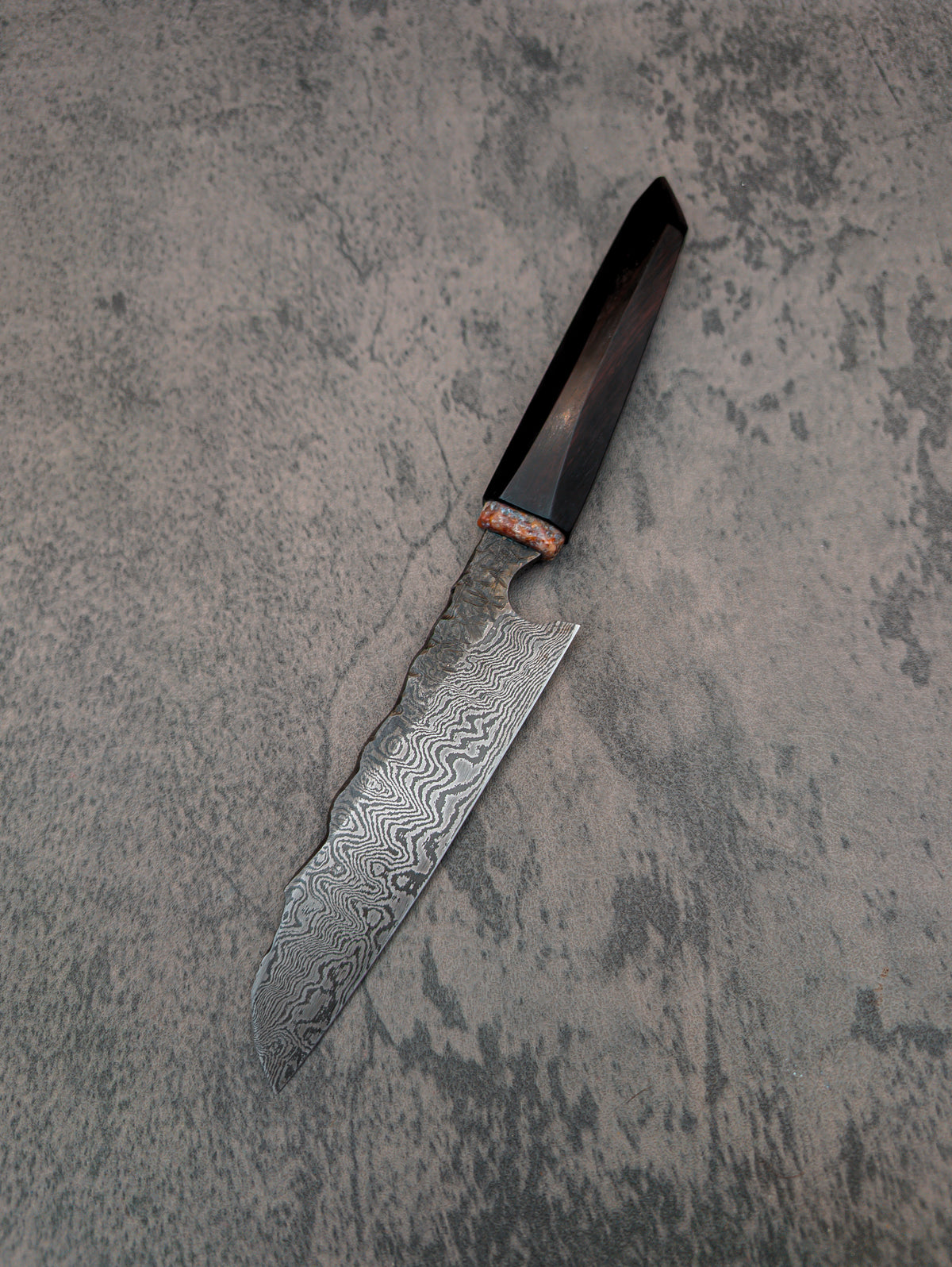 “Primal” Damascus x Mammoth Tusk Petty