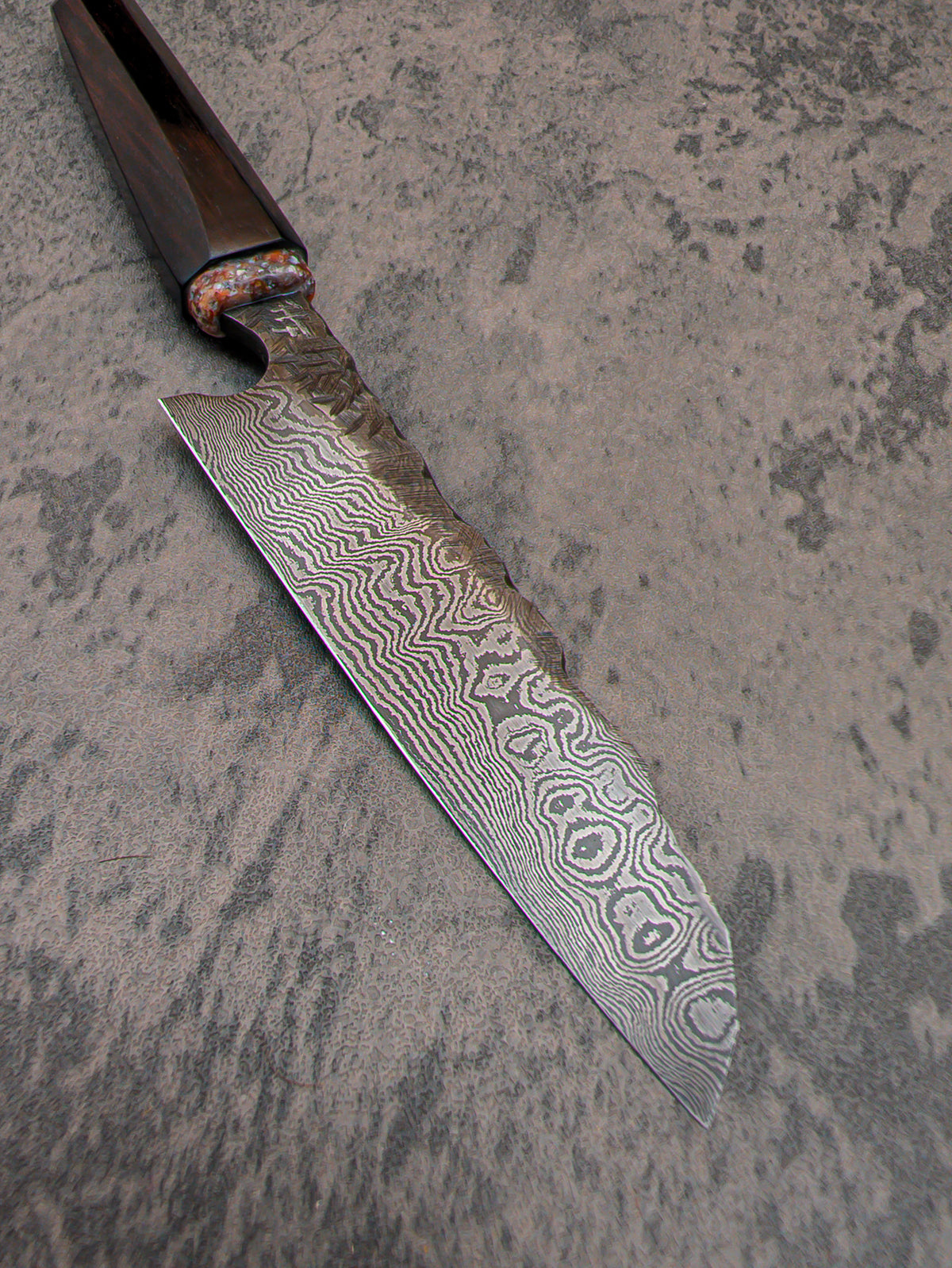 “Primal” Damascus x Mammoth Tusk Petty