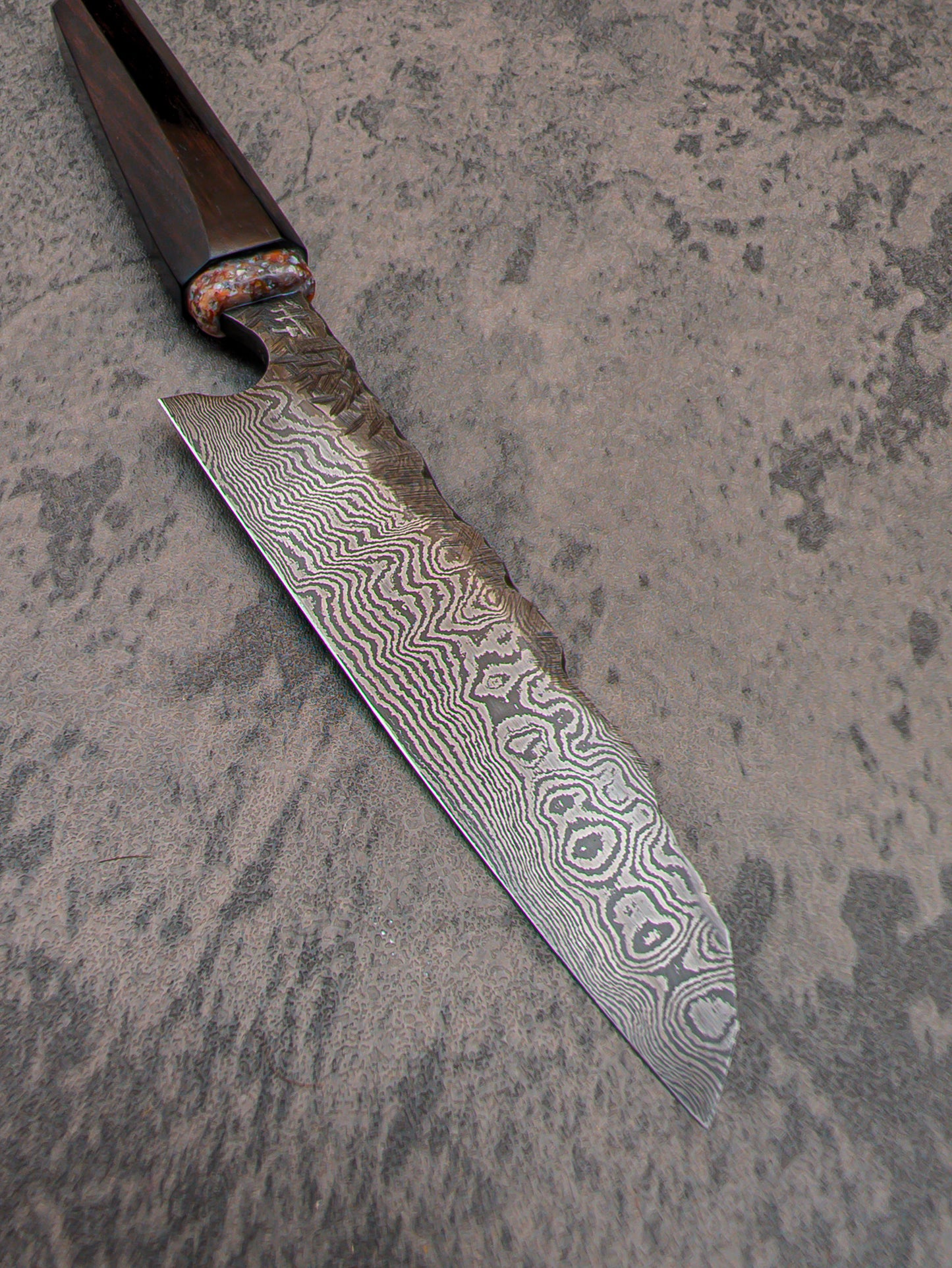 “Primal” Damascus x Mammoth Tusk Petty