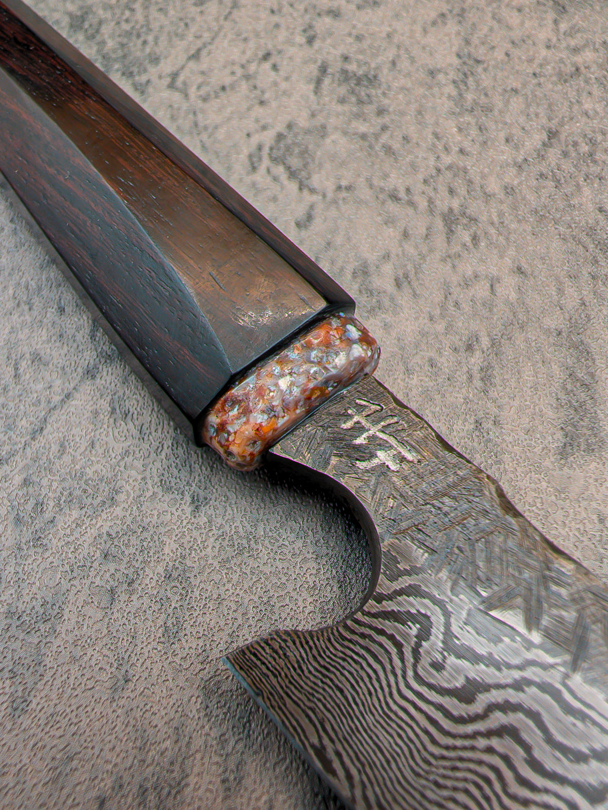 “Primal” Damascus x Mammoth Tusk Petty