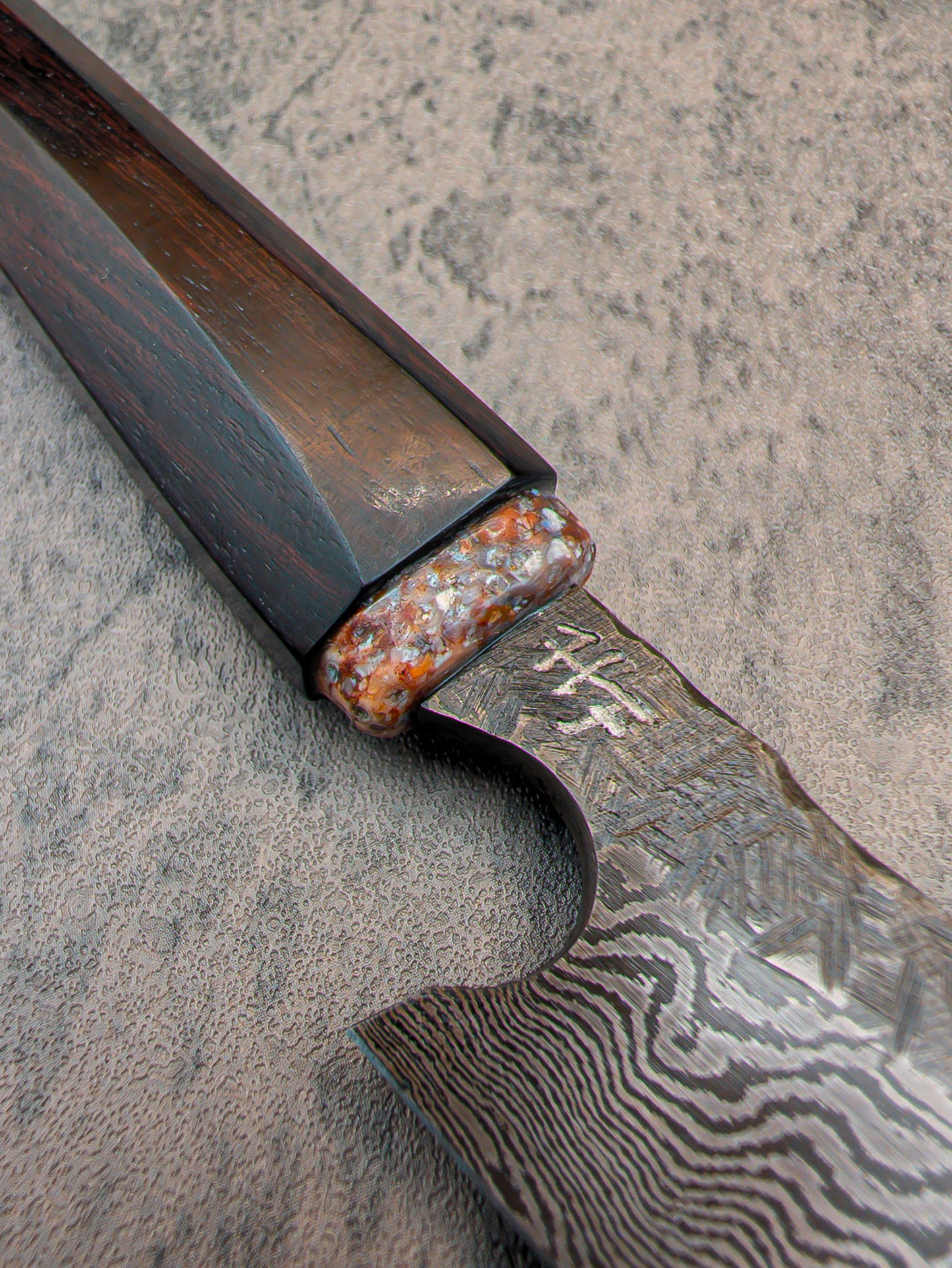 “Primal” Damascus x Mammoth Tusk Petty