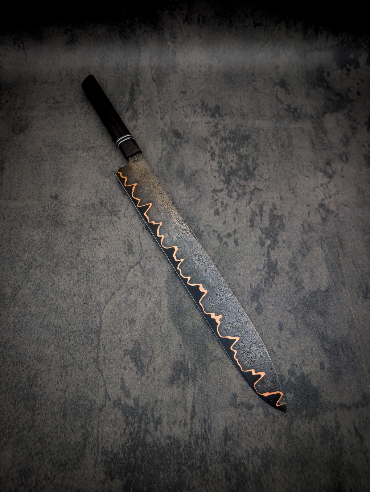 Copper Damascus Slicer
